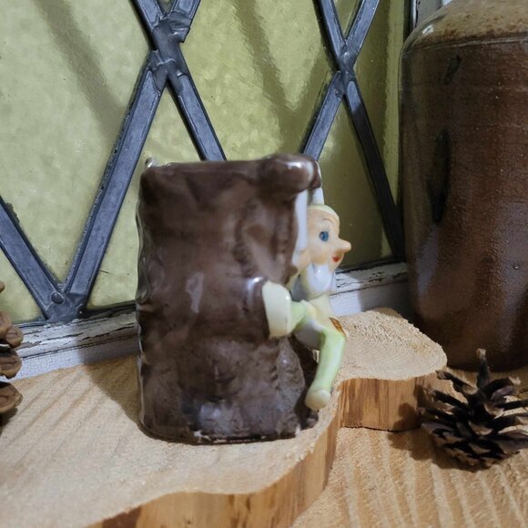 🍂 20% OFF - Vintage Porcelain Planter - Elf Pixie Gnome - Plant-pot - Picture 4 of 9